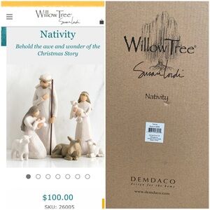NWT 6 pc Willow Tree Nativity